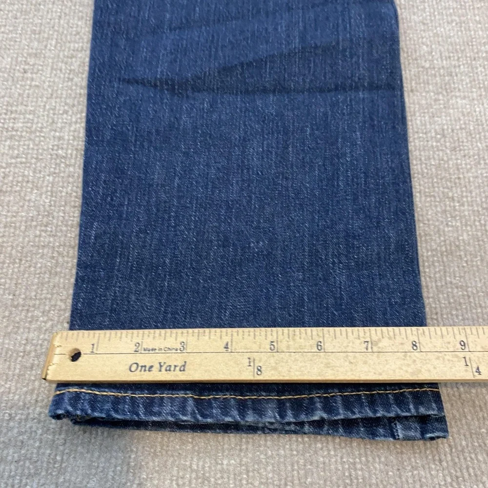 Levis 505 Jeans Mens 34x32 Blue Medium Wash Regular Straight Stretch Denim Pants